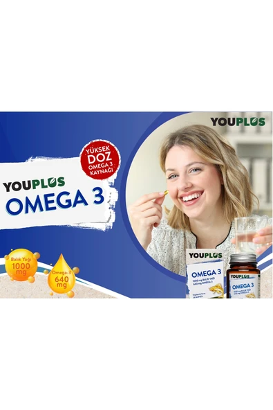 Youplus Omega-3 30 Kapsül 2 Adet - Resim 2