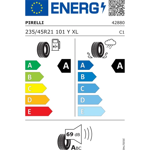 235/45R21 101Y R-F Elt Pzero E Xl Üretim 2023 Oto Yaz Lastiği - 3