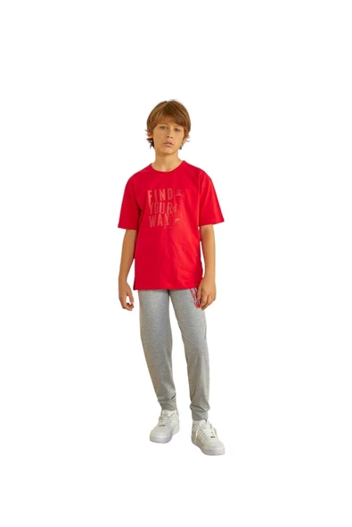 Weweus Kırmızı Erkek Çocuk Pijama Takımı 810 - 1