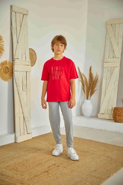 Weweus Kırmızı Erkek Çocuk Pijama Takımı 810 - 2