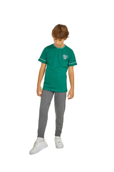 Weweus Yeşil Erkek Çocuk Pijama Takımı 809 - 1