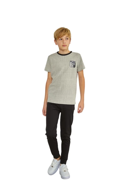 Weweus Gri Erkek Çocuk Pijama Takımı 813 - 1