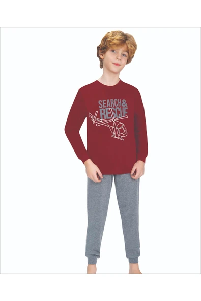 Weweus Bordo Erkek Çocuk Pijama Takımı 717 - 1