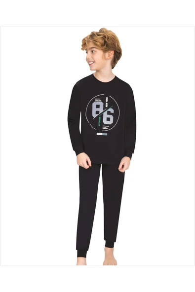 Weweus Lacivert Erkek Çocuk Pijama Takımı 712 - 1