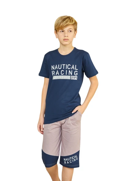 Weweus Lacivert Erkek Çocuk Pijama Takımı 808 - 1