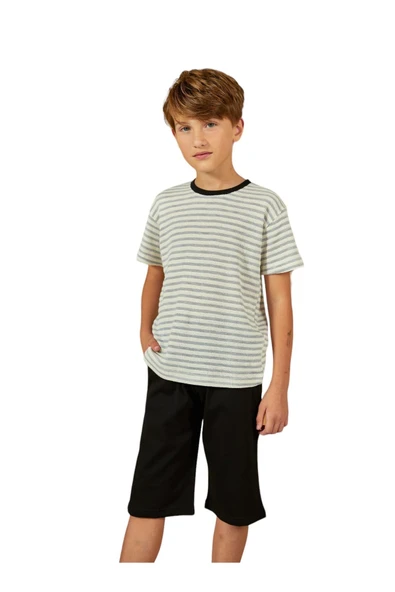 Weweus Siyah Erkek Çocuk Pijama Takımı 816 - 1