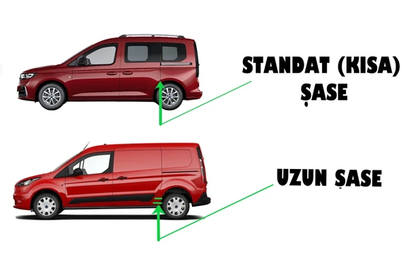 TOURNEO CONNECT KISA ŞASE NOKTALI YAN BASAMAK 2022 2023 2024 2025 2026 2027 - Resim 2