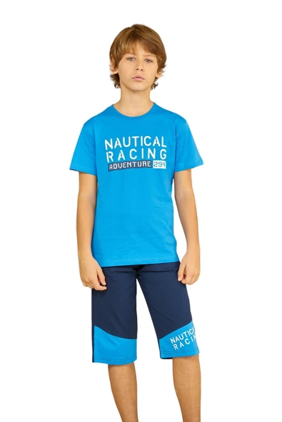 Weweus Mavi Erkek Çocuk Pijama Takımı 808 ürün görseli