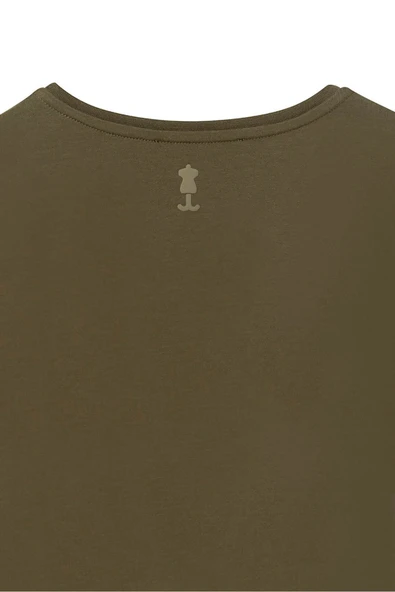 Weweus Haki Logolu Erkek Modal Basic Tişört 239 - Resim 7
