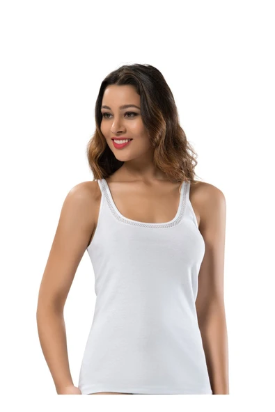 ERDEM İÇ GİYİM Erdem Beyaz Opera Kaşkorse Atlet 2207 ürün görseli