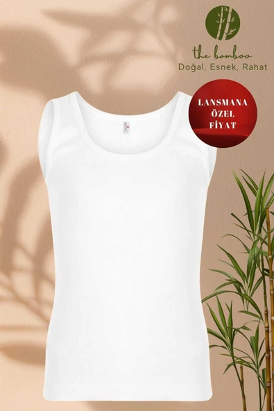 ERDEM İÇ GİYİM Weweus Beyaz Erkek Çocuk Süper Ince Doğal Bambu Lüks Atlet 3049 ürün görseli