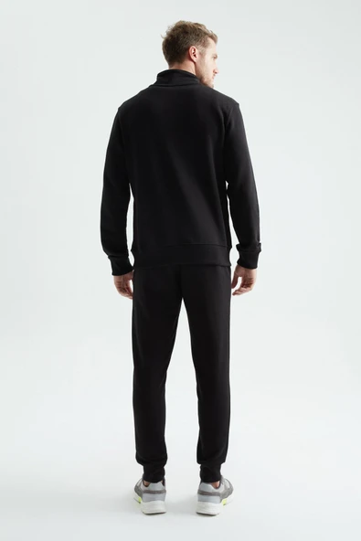 ERDEM İÇ GİYİM Erdem Weweus Siyah Yarım Fermuarlı Sweatshirt 223 - 2