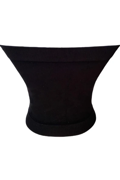 ERDEM İÇ GİYİM Erdem Siyah Seamless Bel Korse Atlet 621 - Resim 5