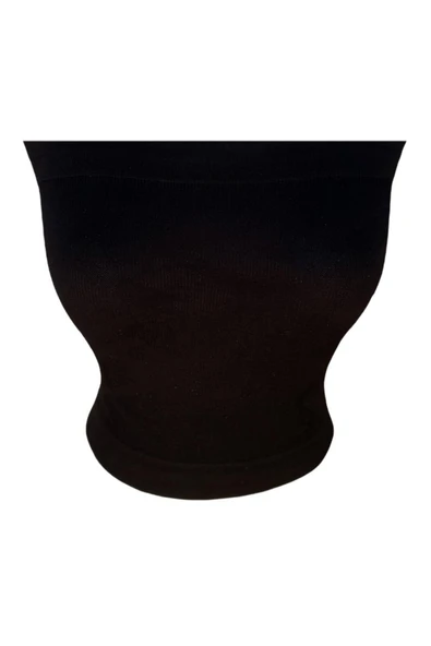 ERDEM İÇ GİYİM Erdem Siyah Seamless Bel Korse Atlet 621 - Resim 4