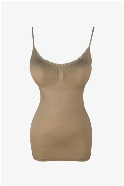 ERDEM İÇ GİYİM Erdem Ten Dantelli Pedli Seamless Atlet 602 ürün görseli