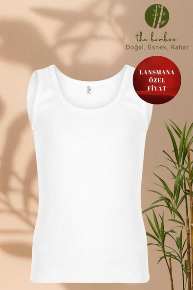 ERDEM İÇ GİYİM Weweus Beyaz Kız Çocuk Süper Ince Doğal Bambu Lüks Atlet 4049bmb ürün görseli