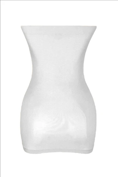 ERDEM İÇ GİYİM Erdem Beyaz Seamless Straples Atlet 604 - Resim 5