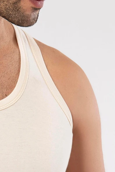 ERDEM İÇ GİYİM Erdem Ten Görünmez Penye Atlet 1100 - Resim 4