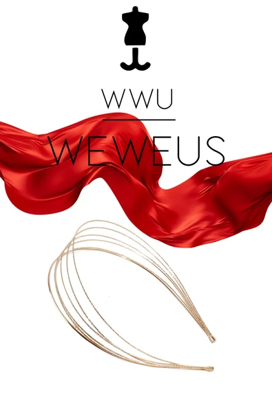 Weweus Kadın Altın Rengi Parlak Lüks Taç - 5