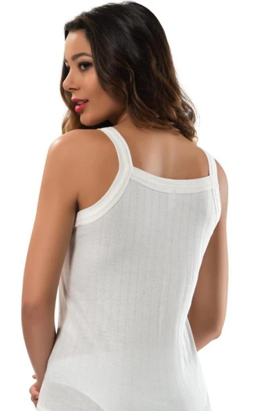 ERDEM İÇ GİYİM Erdem Ekru Kaşkorse Atlet 2203 - Resim 2