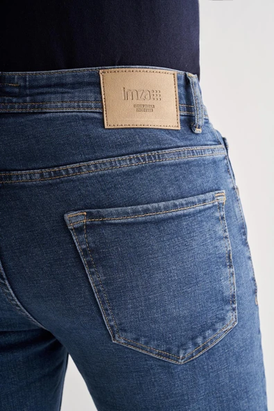 Mavi Gabardin 5 Cep Düz Paça Casual Slim Fit Denim Pantolon 1023255152 - 5