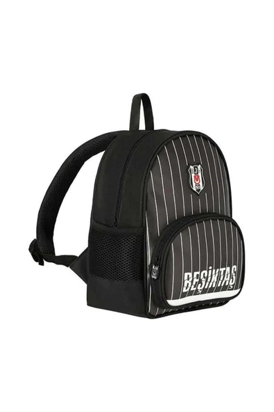 Beşiktaş Anaokul Sırt Çantası İnce Çubuk Desenli Suni Deri 253537 - 2