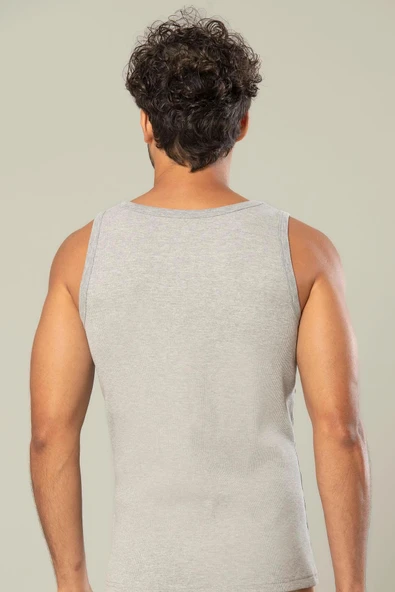 ERDEM İÇ GİYİM 3'lü Paket Erdem Erkek Kaşkorse Fitilli Atlet - Resim 2