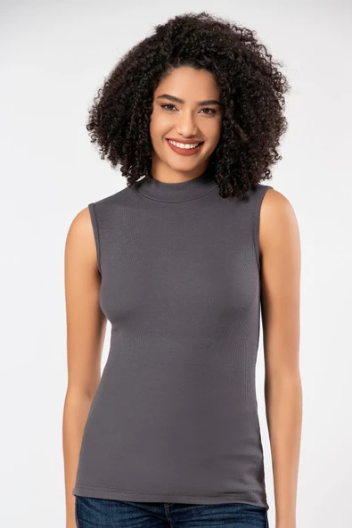 ERDEM İÇ GİYİM Weweus Antrasit Sıfır Kol Boğazlı Body 2112 ürün görseli