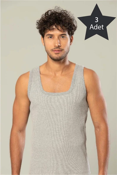 ERDEM İÇ GİYİM 3'lü Paket Erdem Erkek Kaşkorse Fitilli Atlet ürün görseli