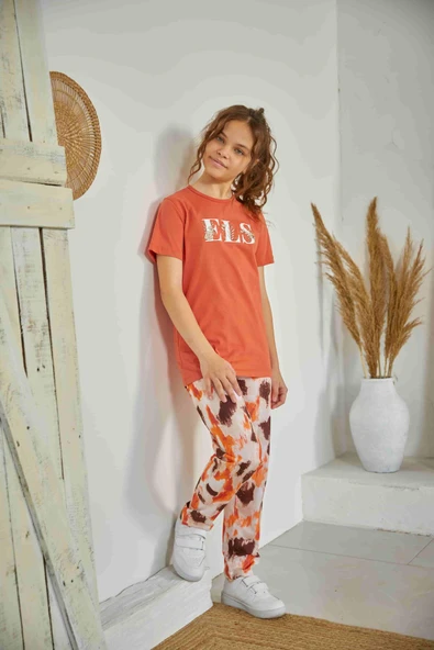 Weweus Kiremit Kız Çocuk Pijama Takımı 807 - 2