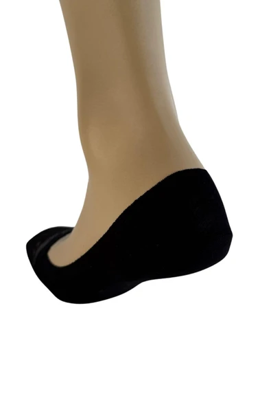 Weweus Kadın Siyah Dantelli Babet Çorap 174 - Resim 3