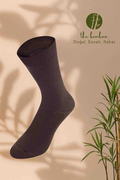 Weweus Erkek Kahve Doğal Süper Ince Bambu Lüks Çorap 269 ürün görseli