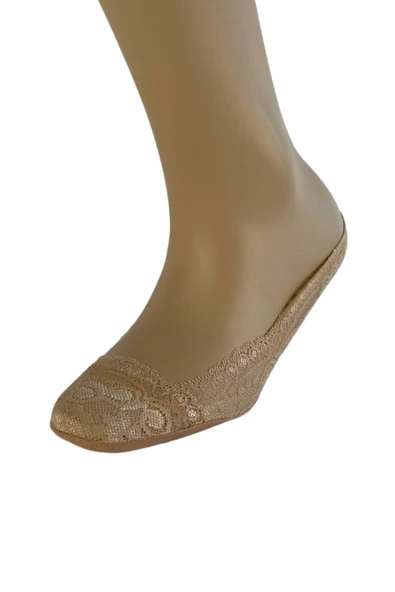 Weweus Kadın Ten Dantelli Babet Çorap 170 - Resim 2