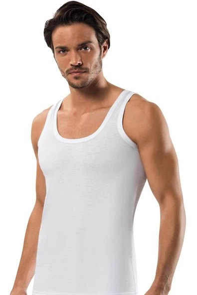 Erdem Erkek Beyaz Penye Süprem Atlet 3'Lü Paket ürün görseli