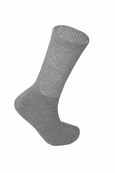 Weweus Beyaz Pamuklu Uzun Erkek Spor Tenis Çorap 170GG - Resim 5