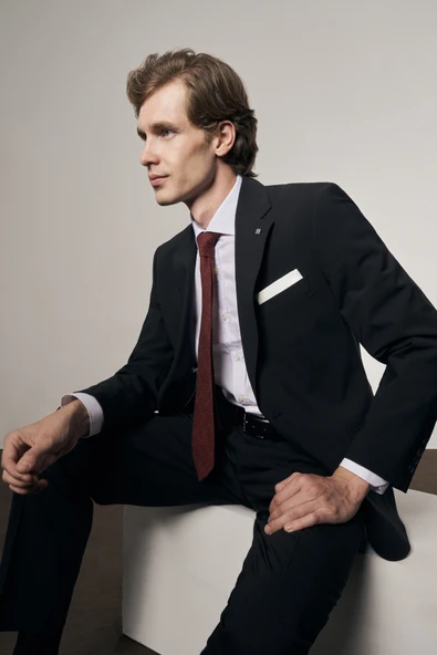 Siyah 4 Drop Comfort Fit Classic Takım Elbise 1001255150 - Resim 2