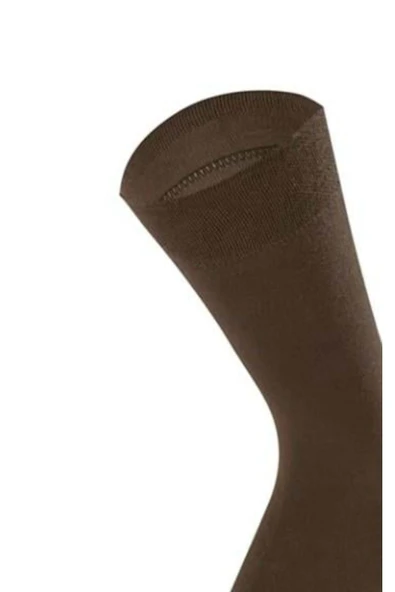 Weweus Erkek Kahve Süper Ince Pamuklu Çorap 305 - Resim 3
