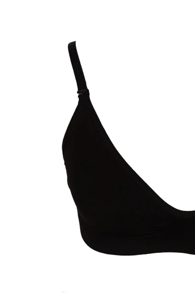 ERDEM İÇ GİYİM Erdem Siyah Seamless Dekolteli Bustiyer 610 - Resim 4