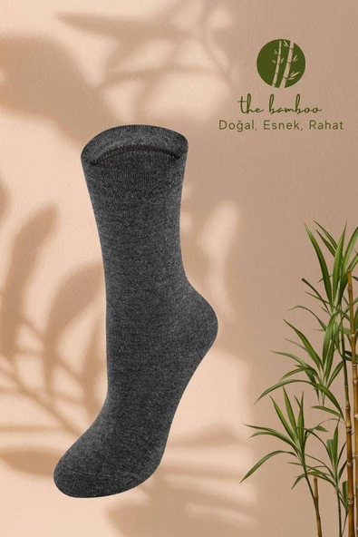 ERDEM İÇ GİYİM Weweus Kadın Füme Doğal Bambu Kışlık Çorap 942 - 1
