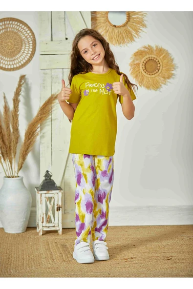 Weweus Hardal Kız Çocuk Pijama Takımı 826 - Resim 2