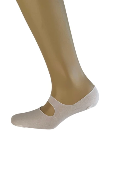 Weweus Kadın Beyaz Yoga Babet Çorap 172 - Resim 3
