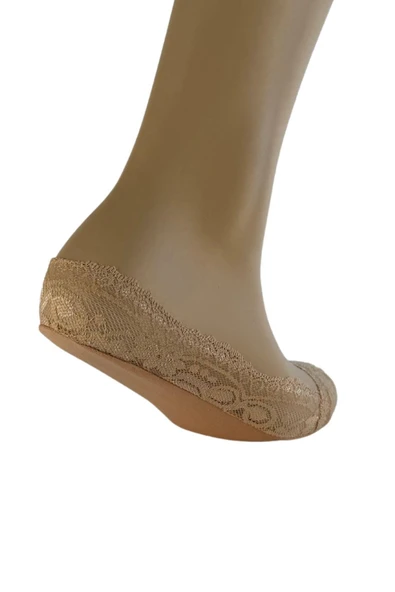 Weweus Kadın Ten Dantelli Babet Çorap 170 - Resim 3