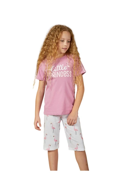 Weweus Lila Kız Çocuk Pijama Takımı 822 - 1