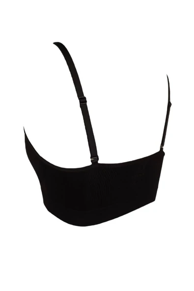 ERDEM İÇ GİYİM Erdem Siyah Seamless Dekolteli Bustiyer 610 - Resim 2