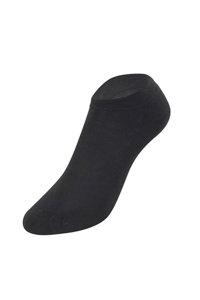Weweus Kadın Bambu Viskon Siyah Sneaker Çorap 177 - 1