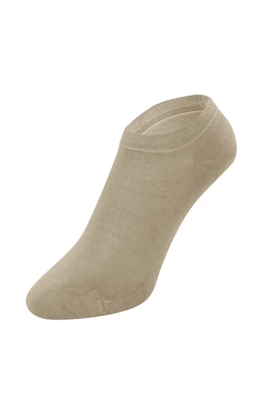 ERDEM İÇ GİYİM Weweus Bej Doğal Bambu Lüks Süper Ince Erkek Sneaker Çorap 267 - Resim 3