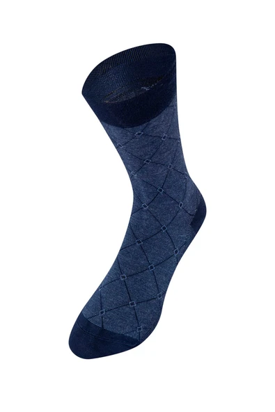 ERDEM İÇ GİYİM Weweus Lacivert Iç Giyim Erkek Kışlık Doğal Bambu Lüks Çorap 891 - Resim 4