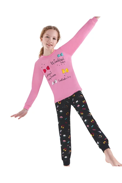 Weweus Pembe Kız Çocuk Pijama Takımı 3754 ürün görseli