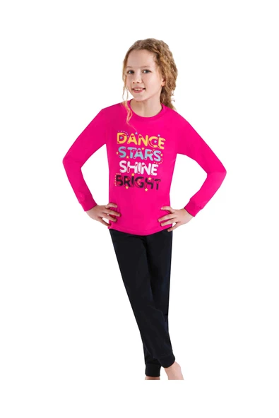 ERDEM İÇ GİYİM Weweus Fuşya Kız Çocuk Pijama Takımı 3745 ürün görseli