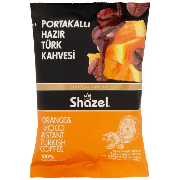 Shazel Portakallı Hazır Türk Kahvesi 100 gr ürün görseli